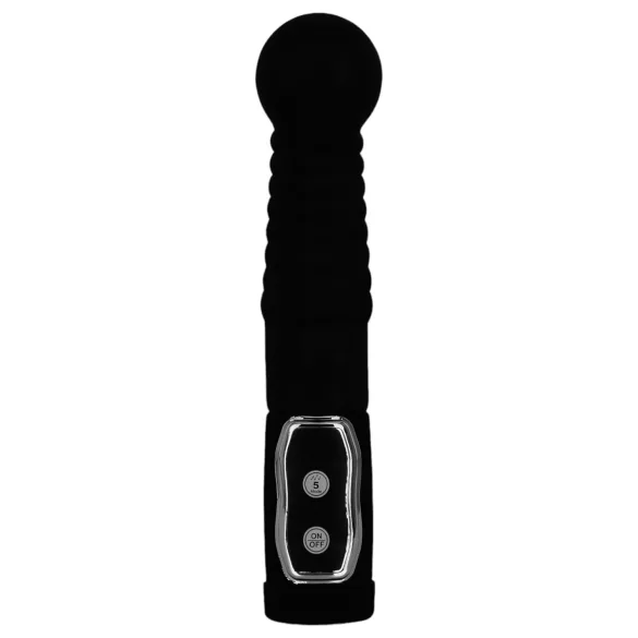 You2Toys - δονητής προστάτη με περιστροφή - σιλικόνη μαύρο