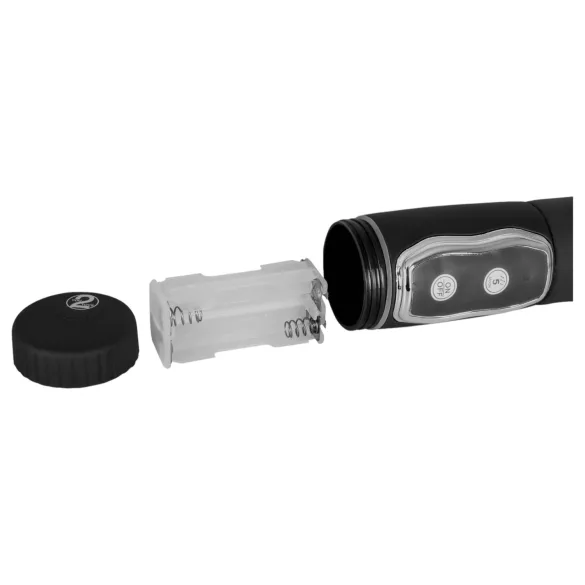 You2Toys - δονητής προστάτη με περιστροφή - σιλικόνη μαύρο