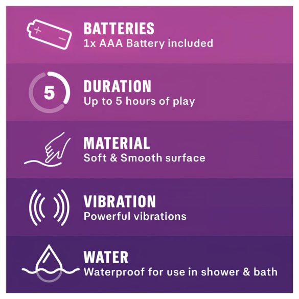 Durex - δονητής bullet για γυναίκα - έντονη διέγερση - μωβ