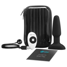   b-Vibe - επαναφορτιζόμενος πρωκτικός δονητής με περιστρεφόμενες μπίλιες (μαύρος)