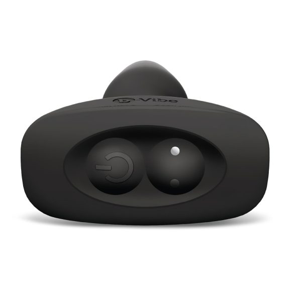 b-Vibe - επαναφορτιζόμενος πρωκτικός δονητής με περιστρεφόμενες μπίλιες (μαύρος)