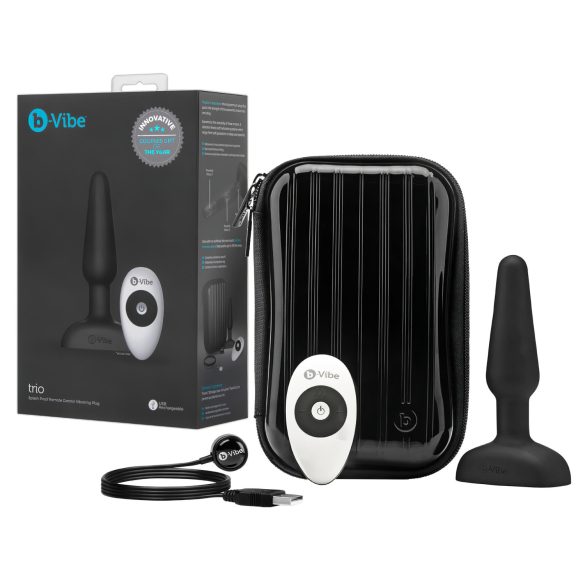 b-Vibe Trio - 3 μηχανές πρωκτική απόλαυση (μαύρο)