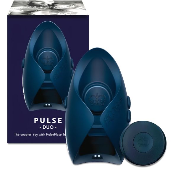 Pulse III Duo - επαναφορτιζόμενος αυνανιστής και ζευγαρωτός δονητής (γκρι)