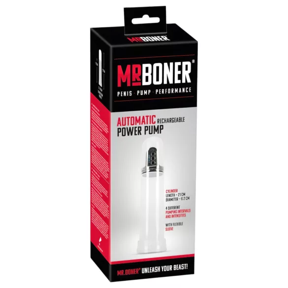 You2Toys - Mister Boner Automatic - αντλία πέους με επαναφορτιζόμενη μπαταρία