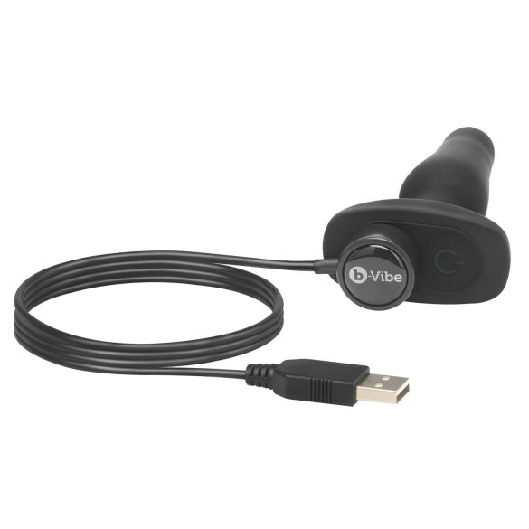 b-Vibe Novice - δονητής πρωκτού για αρχάριους - μαύρο
