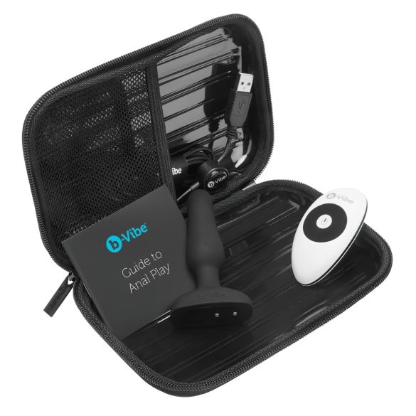 b-Vibe Novice - δονητής πρωκτού για αρχάριους - μαύρο