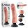 King Cock 9 δονητής με βεντούζα (23 cm) - φυσικό χρώμα