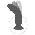 King Cock 9 δονητής με βεντούζα (23 cm) - φυσικό χρώμα