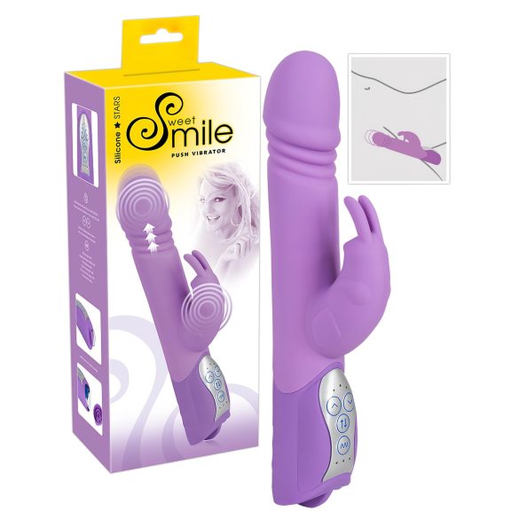 SMILE Push - Λιλά δονητής με έντονο κλειτορίδιο βραχίονα