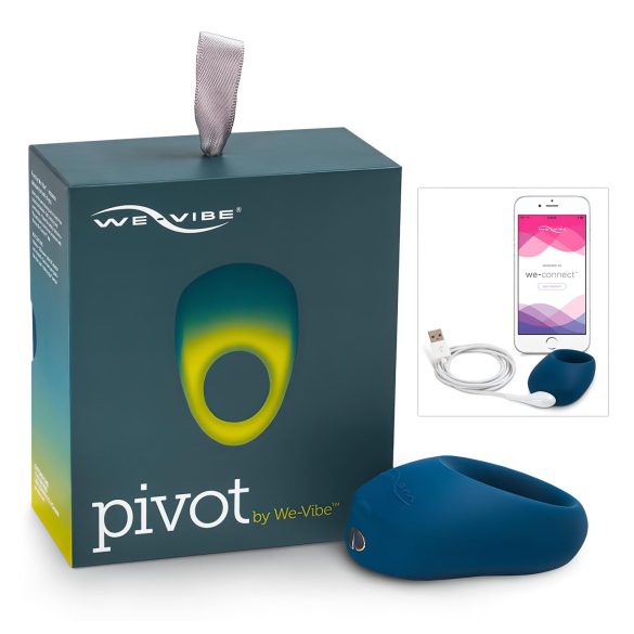 We-Vibe Pivot - δονητικό δαχτυλίδι πέους επαναφορτιζόμενο μπλε
