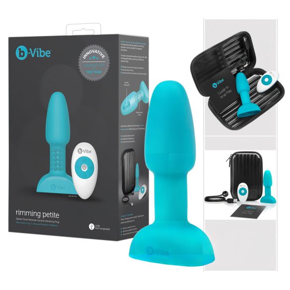 b-Vibe Rimming: Περιστροφικός πρωκτικός δονητής (τιρκουάζ)