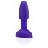 b-Vibe Rimming - Περιστροφικός πρωκτικός δονητής με χάντρες (μωβ)