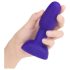 b-Vibe Rimming - Περιστροφικός πρωκτικός δονητής με χάντρες (μωβ)