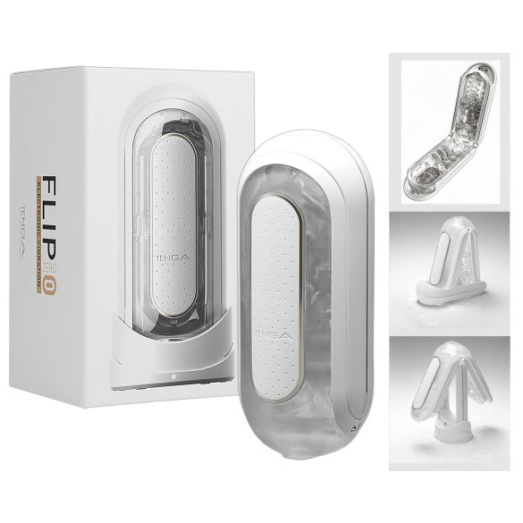 TENGA Flip Zero - Δονητικός αυνανιστής (λευκός)