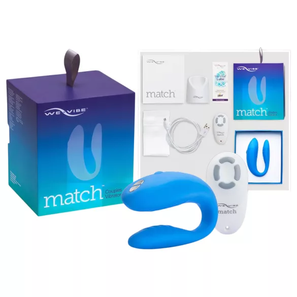 We-Vibe Match - δονητής ζευγαριού αδιάβροχος επαναφορτιζόμενος μπλε