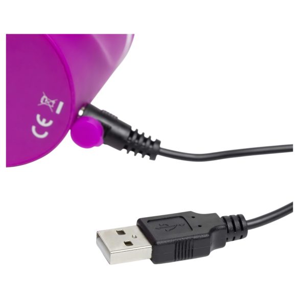 Happyrabbit Curve - αδιάβροχος δονητής κλειτορίδας (μωβ)