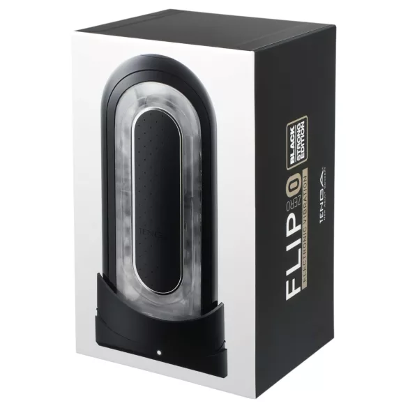 TENGA Flip Zero - ανδρικό δονούμενο αυνανιστήρι - μαύρο