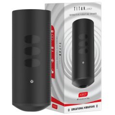   Kiiroo Titan Experience - επαναφορτιζόμενος διαδραστικός αυνανιστής (μαύρο)
