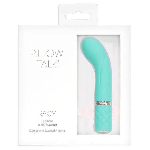 Pillow Talk Racy - Επαναφορτιζόμενος, Λεπτός G-spot Δονητής (Τιρκουάζ)