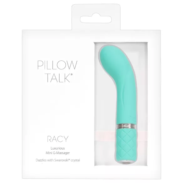 Pillow Talk Racy - δονητής σημείου G επαναφορτιζόμενος στενός - τιρκουάζ