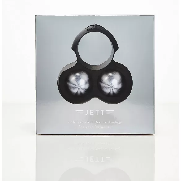 HOT Octopuss JETT - ανδρικός δονητής πέους με 2 μοτέρ - μαύρο