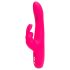 Happyrabbit Curve Slim - αδιάβροχος δονητής με κλειτοριδικό βραχίονα (ροζ)