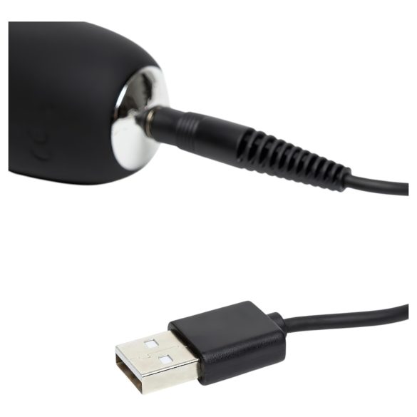 Happyrabbit - δονητής σημείου G - λεπτός - μαύρο