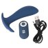 You2Toys - Plug - επαναφορτιζόμενος, ασύρματος πρωκτικός δονητής (μπλε)