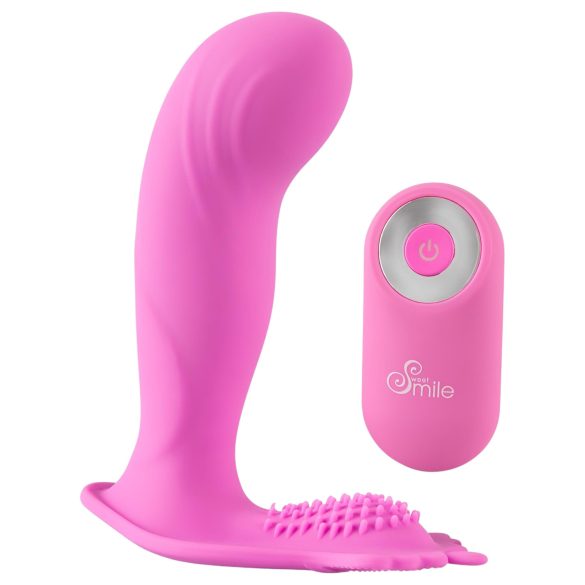 SMILE G-Spot Εσώρουχο - επαναφορτιζόμενος, ασύρματος δονητής (ροζ)