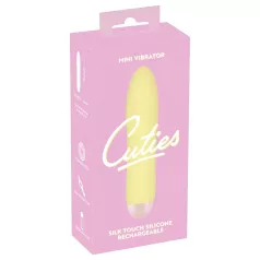   Cuties Mini Κίτρινο - επαναφορτιζόμενος σιλικόνης δονητής (κίτρινο)