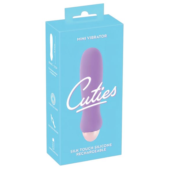 Cuties Mini Purple - ράβδος δονητής σιλικόνης επαναφορτιζόμενος - μωβ