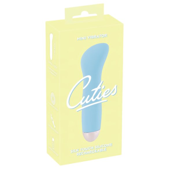 Cuties Mini Blue - δονητής σημείου G επαναφορτιζόμενος - τιρκουάζ