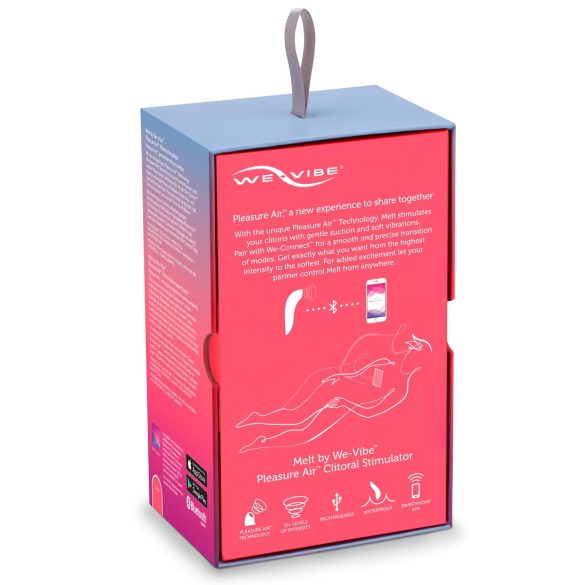 We-Vibe Melt - έξυπνος κλειτοριδικός διεγέρτης αέρα (κοραλλί)