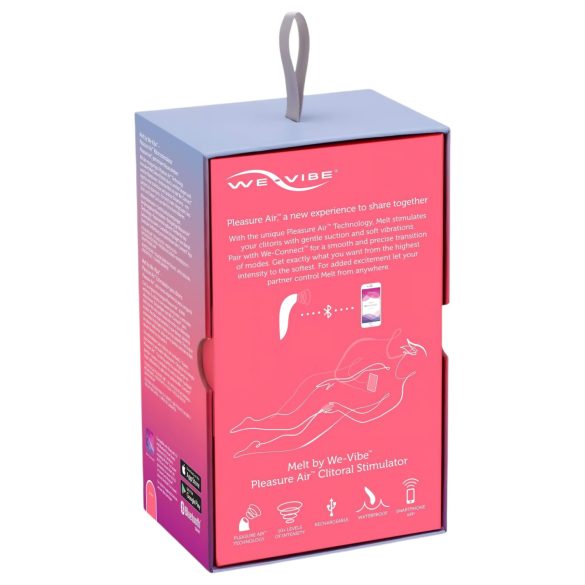 We-Vibe Melt - έξυπνος κλειτοριδικός διεγέρτης αέρα (κοραλλί)