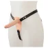 You2Toys - strap-on δονητής με ιμάντα - επαναφορτιζόμενος - φυσικό χρώμα