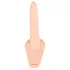 You2Toys - strap-on δονητής με ιμάντα - επαναφορτιζόμενος - φυσικό χρώμα