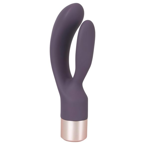 You2Toys Κομψό Διπλό - δονητής με βραχίονα για το κλειτορίδα (μωβ)