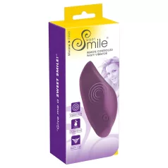   SMILE - δονητής κλειτορίδας με τηλεχειριστήριο - επαναφορτιζόμενος - μωβ
