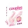 Couples Choice - δονητής ζευγαριών με 2 μοτέρ - ροζ