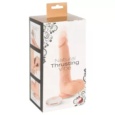  You2Toys - δονητής με ώθηση - φυσική αίσθηση - μπεζ
