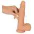 You2Toys - δονητής με ώθηση - φυσική αίσθηση - μπεζ