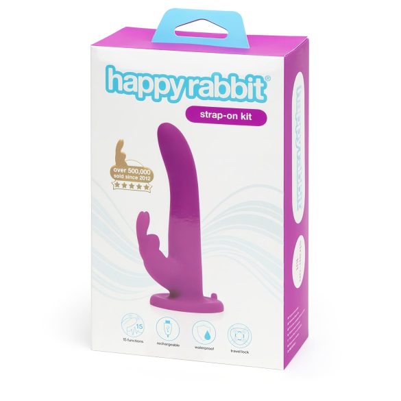 Λαγουδάκι Happyrabbit - Προσαρμοζόμενο Δονητής (Μωβ)