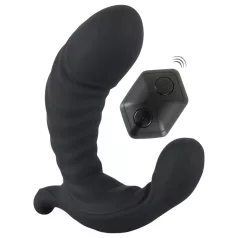   You2Toys - δονούμενο ομοίωμα με τηλεχειριστήριο - φουσκωτό - μαύρο