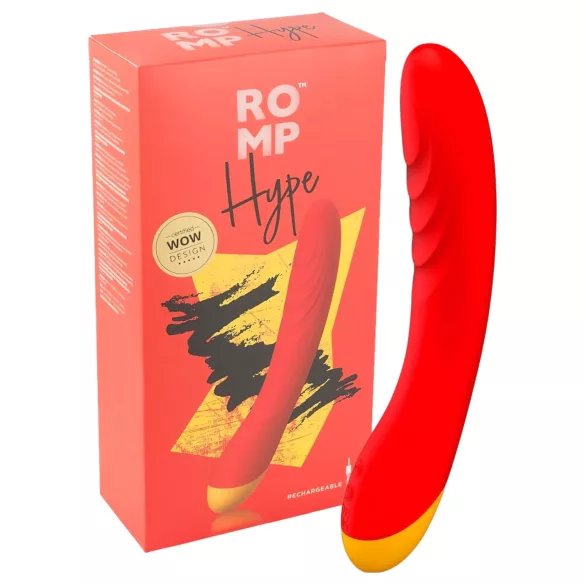 ROMP Hype - δονητής σημείου G αδιάβροχος για γυναίκα - πορτοκαλί