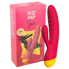   ROMP Jazz - δονητής rabbit αδιάβροχος για γυναικεία G-spot - ροζ