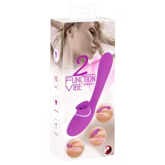   You2Toys - δονητής 2 λειτουργιών - επαναφορτιζόμενος 2σε1 - μωβ