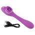 You2Toys 2 Function Vibe - Επαναφορτιζόμενος Δονητής 2 σε 1 (Μωβ)