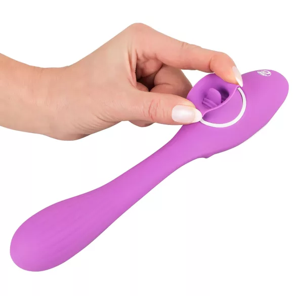 You2Toys - δονητής 2 λειτουργιών - επαναφορτιζόμενος 2σε1 - μωβ
