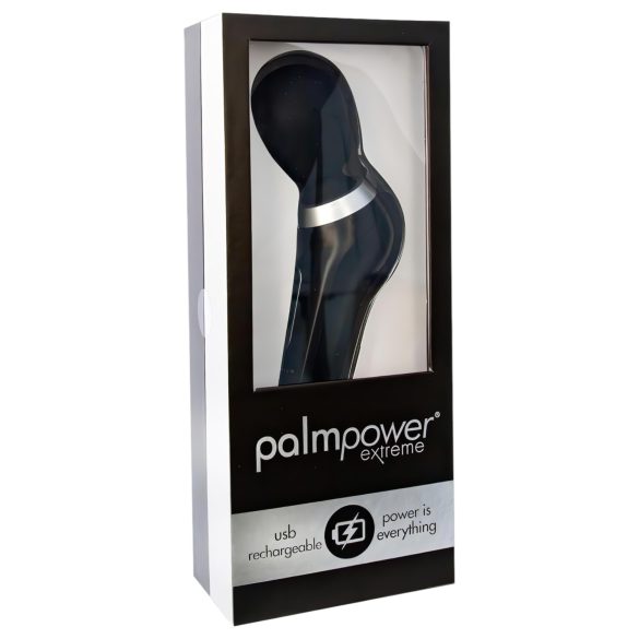 PalmPower Extreme: Ισχυρός μαύρος δονητής για αίσθηση χωρίς όρια.