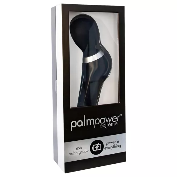 PalmPower Extreme Wand - ισχυρός δονητής μασάζ με μπαταρία - μαύρο